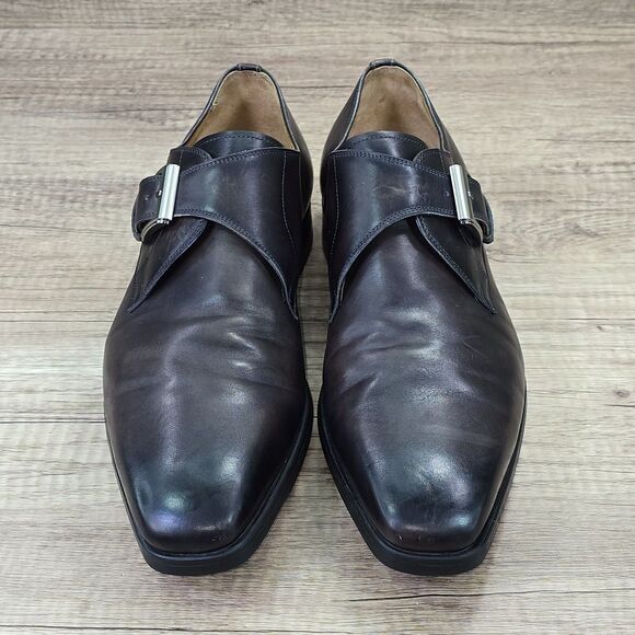 Magnanni Diversa Roddy’s Men's Sz 10M Dark Brown Monk Strap Dress Shoes (21143) - Picture 2 of 9